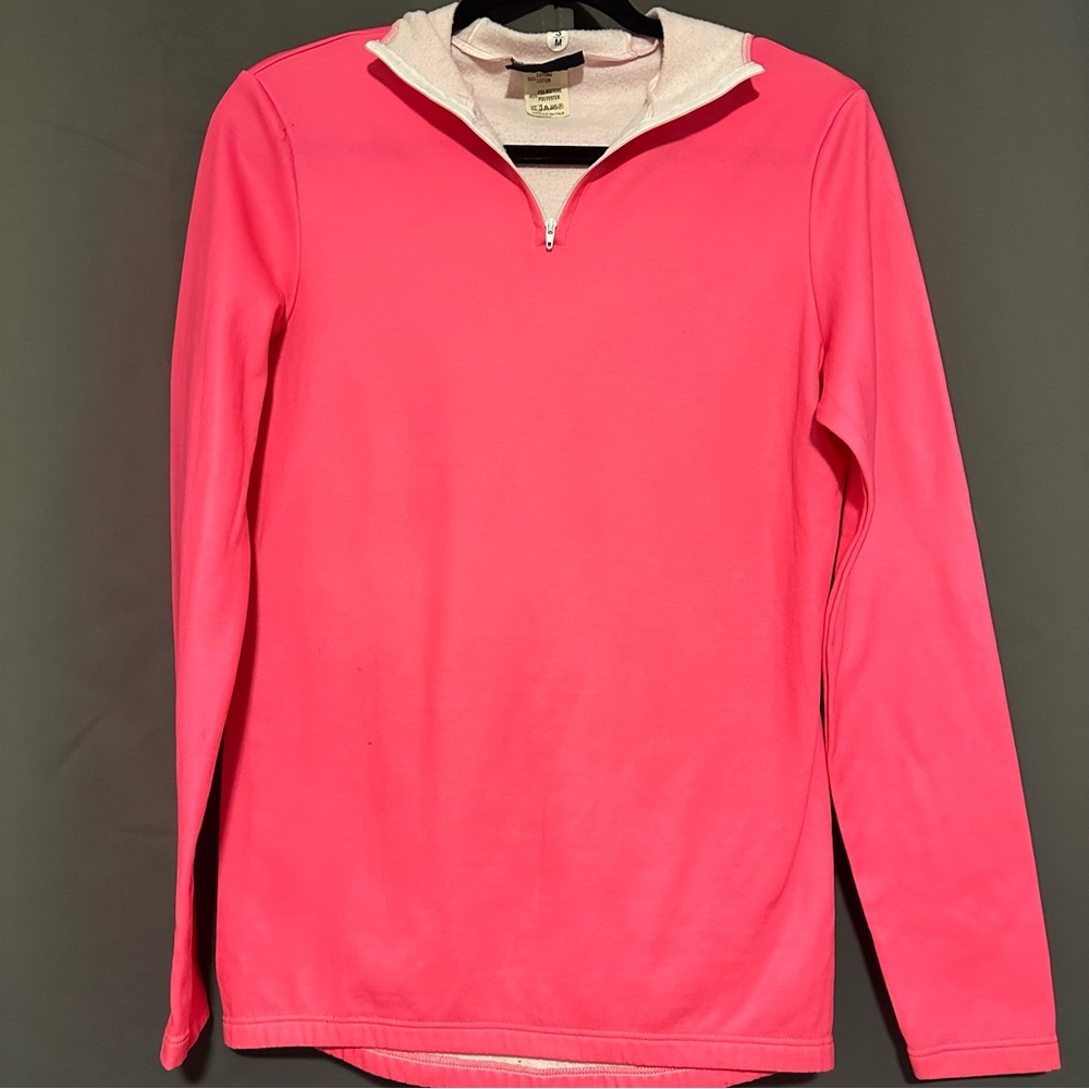 Vintage 1980 Tommaso Pink Biking shirt with back pockets and hood